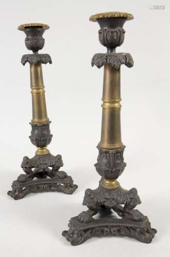 Leuchterpaar / A pair of candlesticks, Ende 19. Jh.