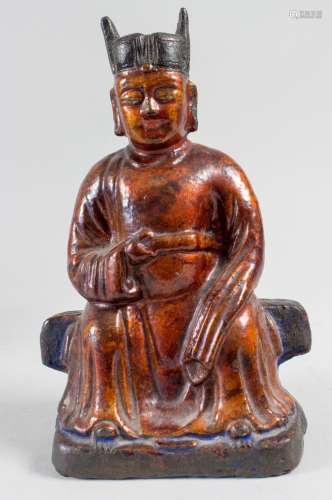 Herrscherfigur / A figure of a ruler, China, Ming-Dynastie (...