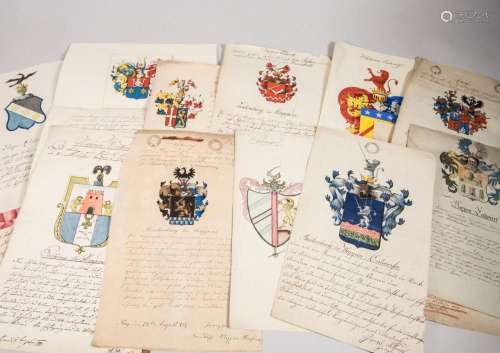 Sammlung Wappenentwürfe / A collection of coat of arms templ...