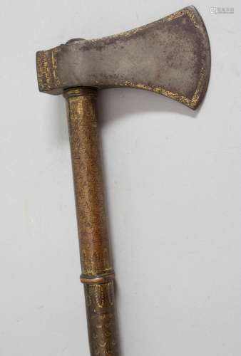 Prunk-Streitaxt  Tabar  / A splendid battle axe  tabar , osm...