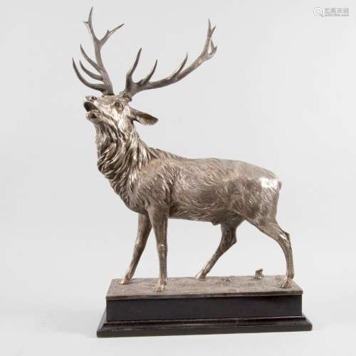 Stehender Hirsch / A silver deer, Vassily Yacovlevitch GRATC...