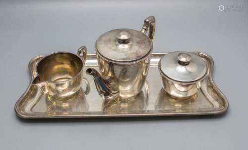 Teekern / A silver tea set, Spanien / Spain, um 1935