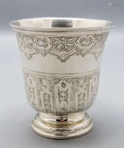 Louis XV Becher / A silver beaker, Pierre Auger, Sens, um 17...