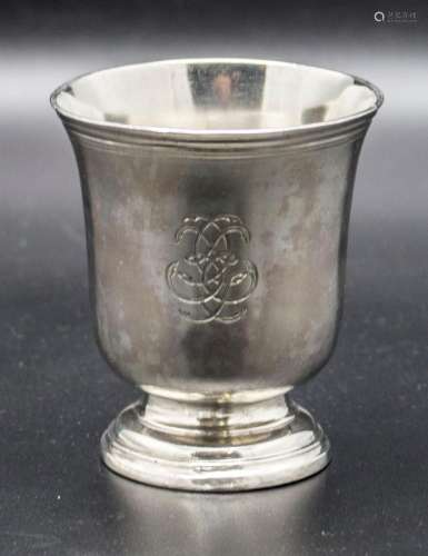 Louis XV Becher / A silver beaker, Henry Lemaine, Vitry le F...
