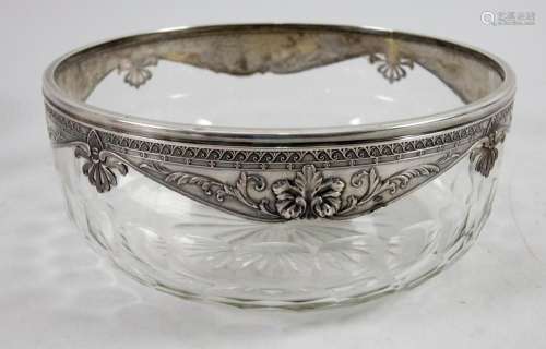 Obstschale / A fruit bowl with silver mount, Société Parisie...