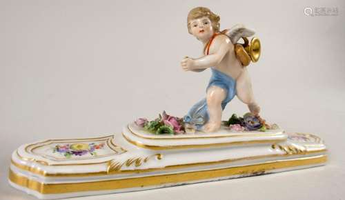 Briefbeschwerer mit Putto / A paper weight with a cherub, Me...