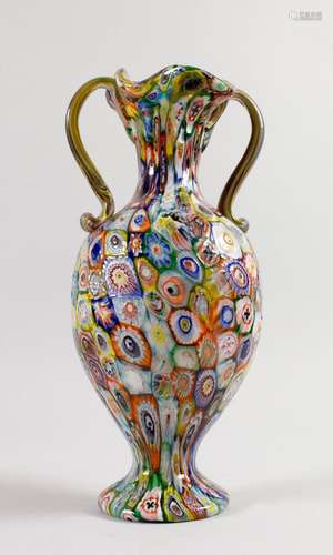 Jugendstil-Henkelvase / An Art Nouveau handled vase, Murano,...