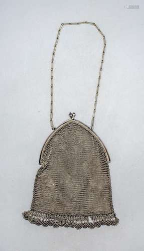 Jugendstil Kettentasche / An Art Nouveau chain bag, um 1900