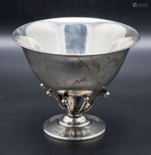 Art Déco Obstschale / An Art Deco silver fruit bowl, Spanien...