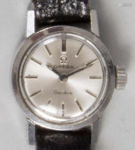 DAU Omega / A stainless steel OMEGA ladies wristwatch, 1970e...