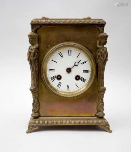 Tischuhr / A table clock, Frankreich, um 1900