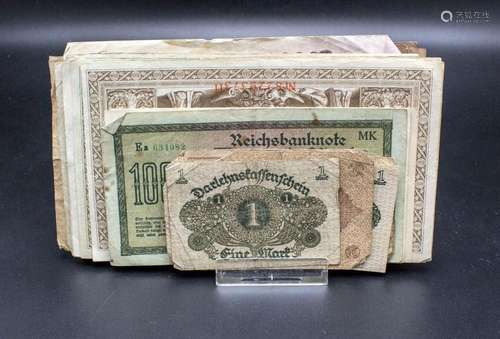 Sammlung deutscher Banknoten / A collection of German bankno...