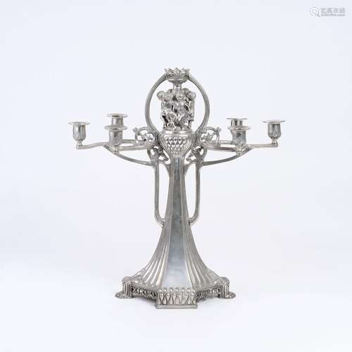 A Large Art-Nouveau Candelabra.