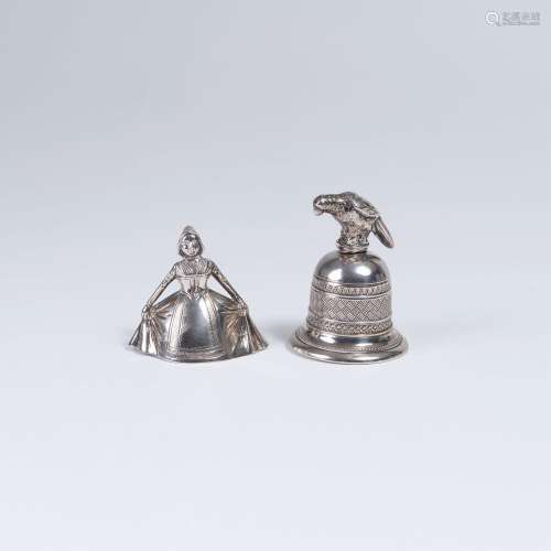 A Set of Figural Table Bells.
