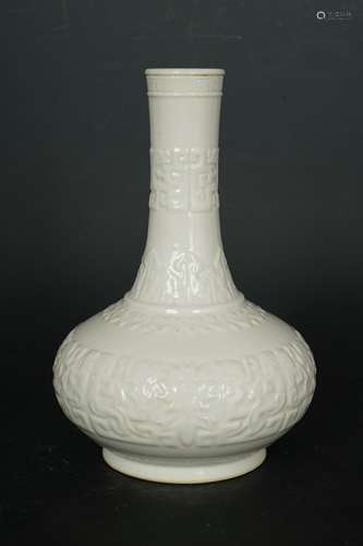 A White Base Vase