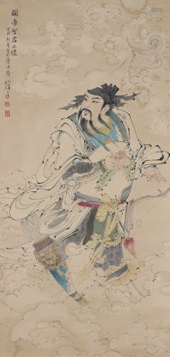 A Chinese Guangong Painting，Bai Bohua