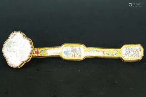 A Cloisonne Ruyi Ornament