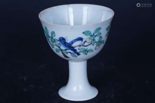 A Doucai Cup