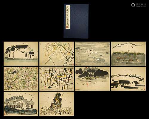 A Chinese Album of Landscape Painting ,Wu Guanzhong