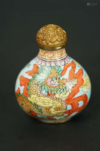 A Cloisonne Snuff bottle