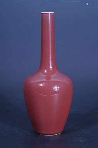 A Red Glazed vase