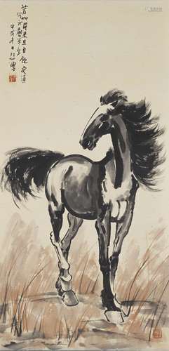 A Chinese Horse Painting ,Xyu Beihong