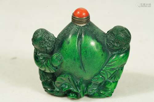 A GLAZE Snuff Bottle