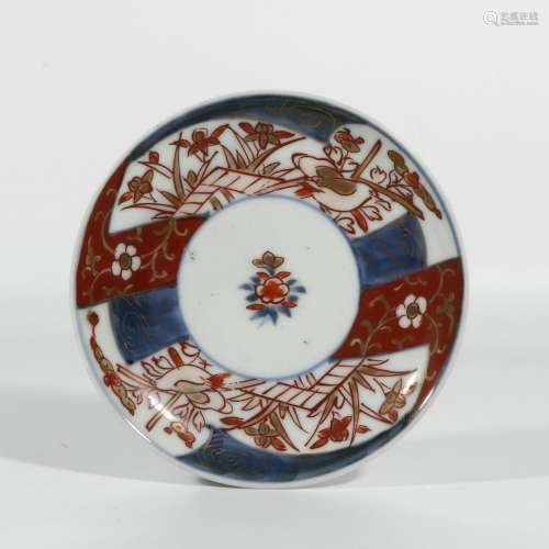 Blue And White Porcelain Red Glaze Porcelain Gold Painted Di...
