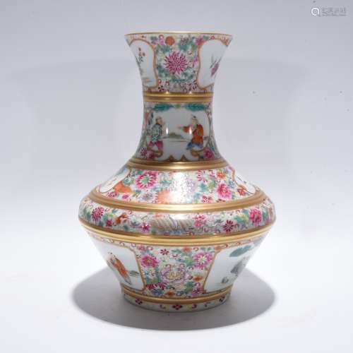 Period Of Qianlong Gold Painted Porcelain 