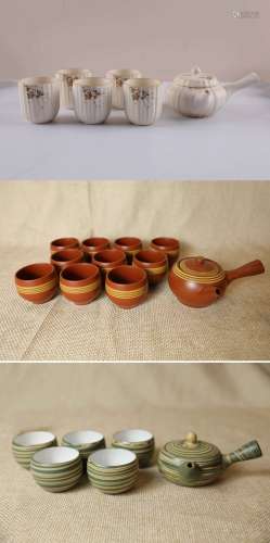 日本茶道具三套瓷器