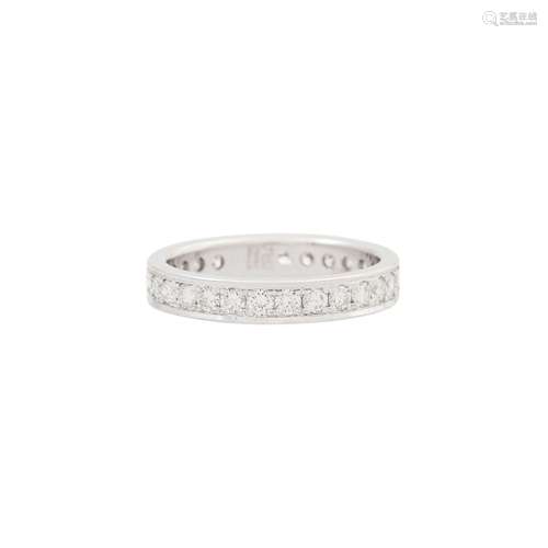 Memory Ring mit Brillanten zus. ca. 1 ct,