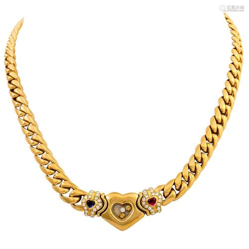 CHOPARD Collier "Happy Diamonds" mit Brillanten zu...