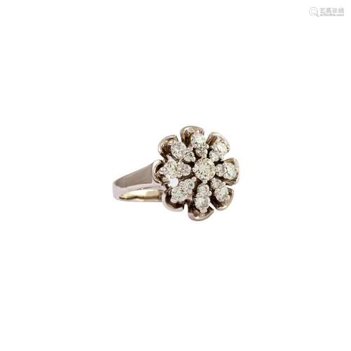 Ring mit Brillanten zus. ca. 0,6ct,