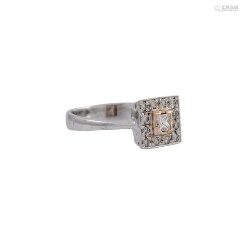 Ring mit Diamanten zus. ca. 0,25 ct,