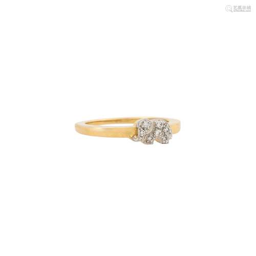 C'EST LAUDIER Ring "Elefant" mit Brillanten