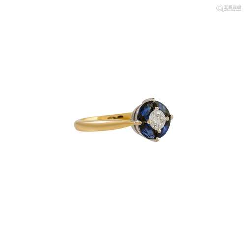 Ring mit Brillant ca. 0,30ct ca. LGW (J) /VS2