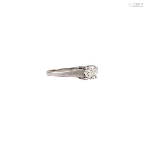 Ring mit Brillant ca. 0,42 ct