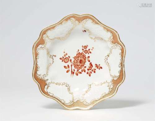A Meissen porcelain soup bowl from the service with the iron...