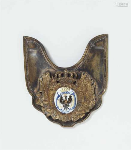 A gorget made for a Prussian officer