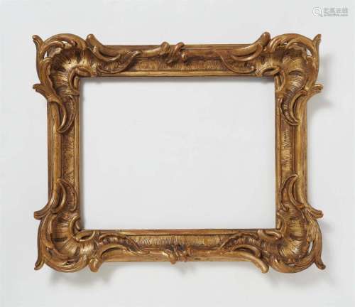 A Prussian gilt beechwood frame