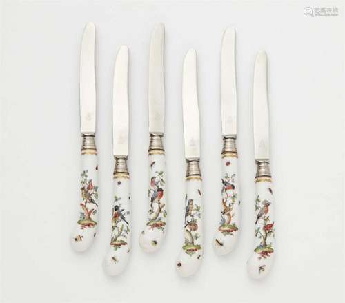 Six knives from a dinner service made for Landgrave Carl of ...