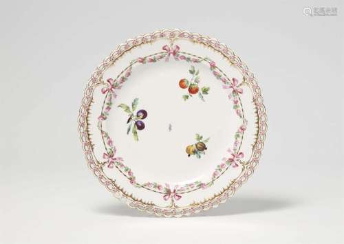 A Berlin KPM porcelain dessert plate