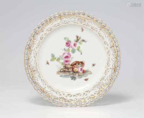 A Berlin KPM porcelain dessert plate from a service for Char...