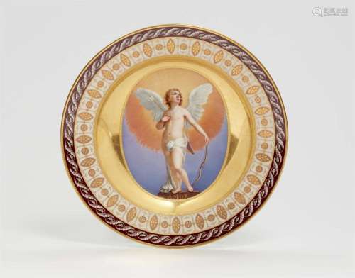 A Royal Vienna porcelain plate "Amor"