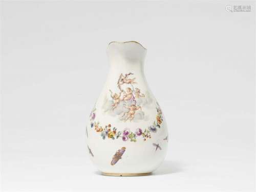 A Meissen porcelain jug in the manner of Sèvres