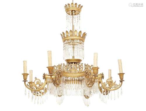 Chandelier designed by Karl Friedrich Schinkel