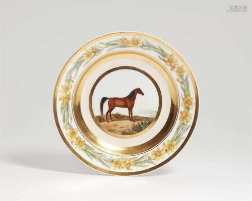 A Berlin KPM porcelain plate from a service for Prince Charl...