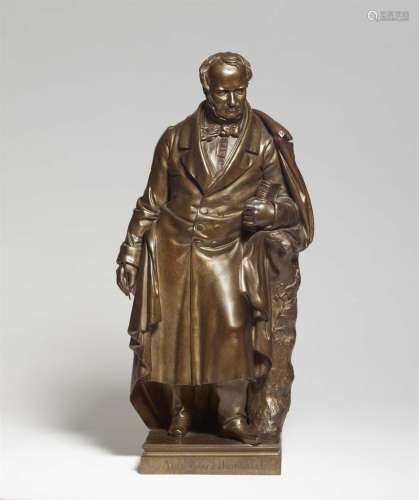 Museum quality bronze figure of Alexander von Humboldt
