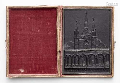 New Year s plaque "1846 KLOSTER/KIRCHE IN BERLIN"