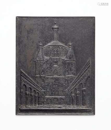 A cast iron New Year s plaque 1852